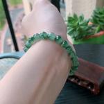 Blue-Speckled Bead Bracelet